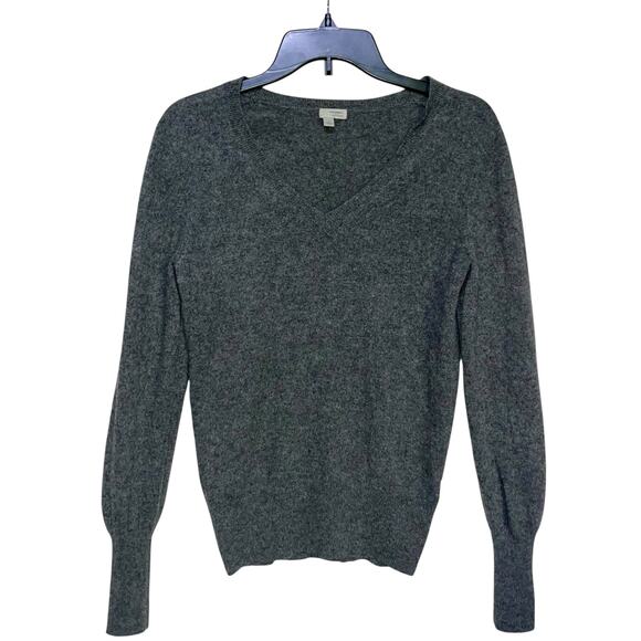 Halogen Cashmere Sweater V Neck Pullover - Picture 3 of 6